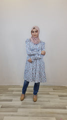 Maia printed puff tiered tunic #2