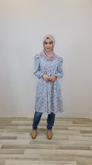 Maia printed puff tiered tunic #2