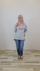 Janet hilow top Grey L