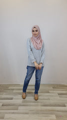 Janet hilow top Grey L