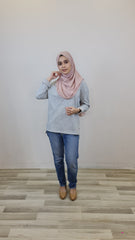 Janet hilow top Grey L