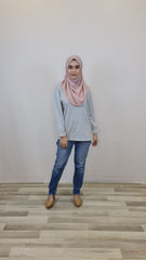 Janet hilow top Grey L