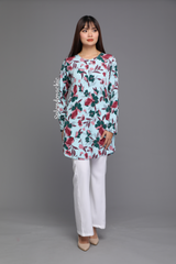 Fleur ironless tunic Dustymint S