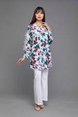 Fleur ironless tunic Dustymint S