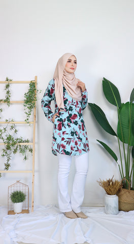 Fleur ironless tunic Dustymint S