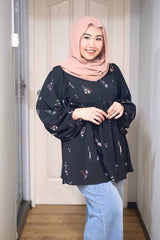 Cecelia puff balloon sleeve top #3 (button)