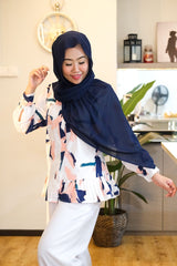 Izzati ruffle top Blue