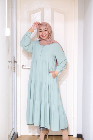 Lisa oversized midi tunic/dress v2 #3 Mint L