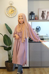 Amyra balloon sleeve oversized long tunic