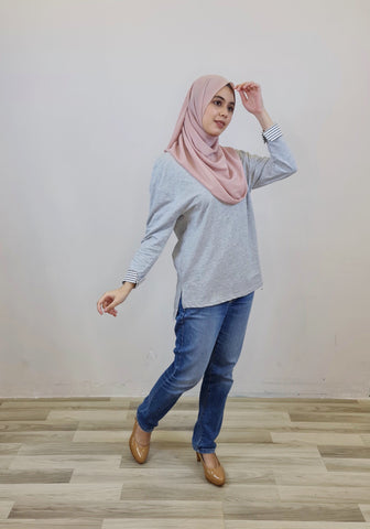 Janet hilow top Grey L