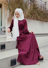 Inayah dress Redmaroon