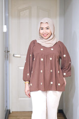 Erna puff balloon sleeve top #2