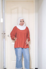 Yara puff balloon sleeve top