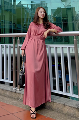 Inayah dress Darkpink