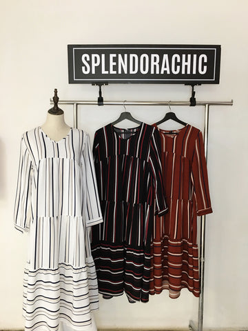 Melly Stripes midi tunic