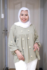 Erna puff balloon sleeve top #3