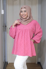 Elfina puff balloon sleeve top