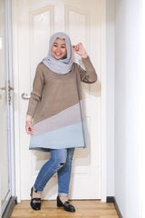 3-colour pleated tunic #3