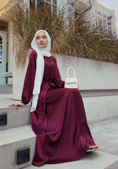 Inayah dress Redmaroon