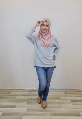 Janet hilow top Grey L