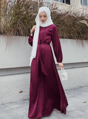 Inayah dress Redmaroon