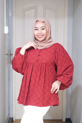 Desiree puff balloon sleeve top