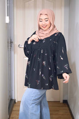 Cecelia puff balloon sleeve top #3 (button)