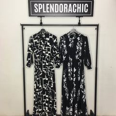 Marya monochrome dress