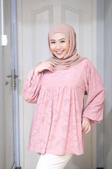 Elysha eyelet puff balloon sleeve top #3