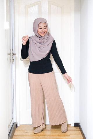 Sally pleated palazzo pants