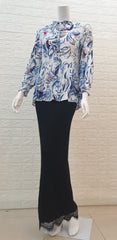 Hanis printed pleated top #4