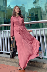 Inayah dress Darkpink