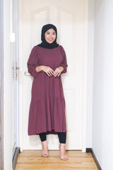 Leena tiered puff midi tunic #5