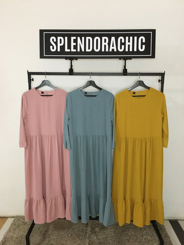 Bella babydoll midi tunic/dress