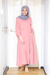 Lisa oversized midi tunic/dress v2 #4 Dustypink L