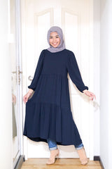 Leena tiered puff midi tunic/dress #2