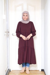 Leena tiered puff midi tunic/dress #2