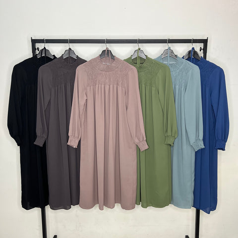 Leeya smock midi