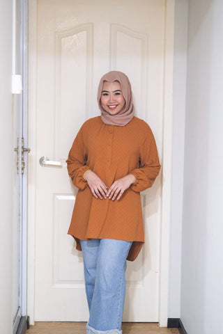 Jamila crinkle tunic