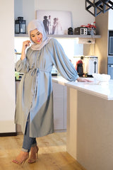 Amyra balloon sleeve oversized long tunic #2