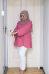 Elfina puff balloon sleeve top