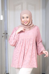 Elysha eyelet puff balloon sleeve top #3