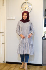 Kylie pleated ruffle tunic #2