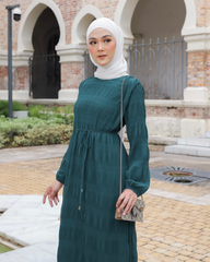 Thalia dress Darkgreen