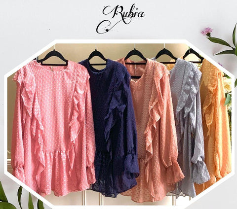 Rubia ruffle top