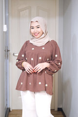 Erna puff balloon sleeve top #2