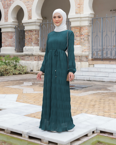 Thalia dress Darkgreen