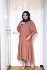 Leena tiered puff midi tunic #4