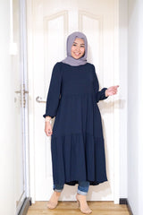 Leena tiered puff midi tunic/dress #2