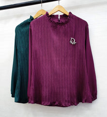 Dakota pleated top